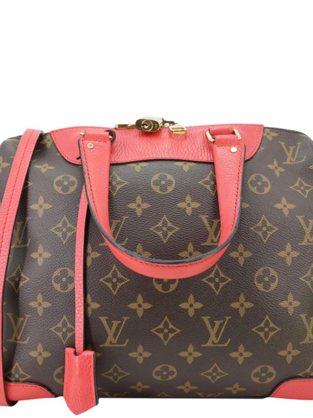 Louis Vuitton  Retiro NM Monogram Canvas 2Way Shoulder Bag Red